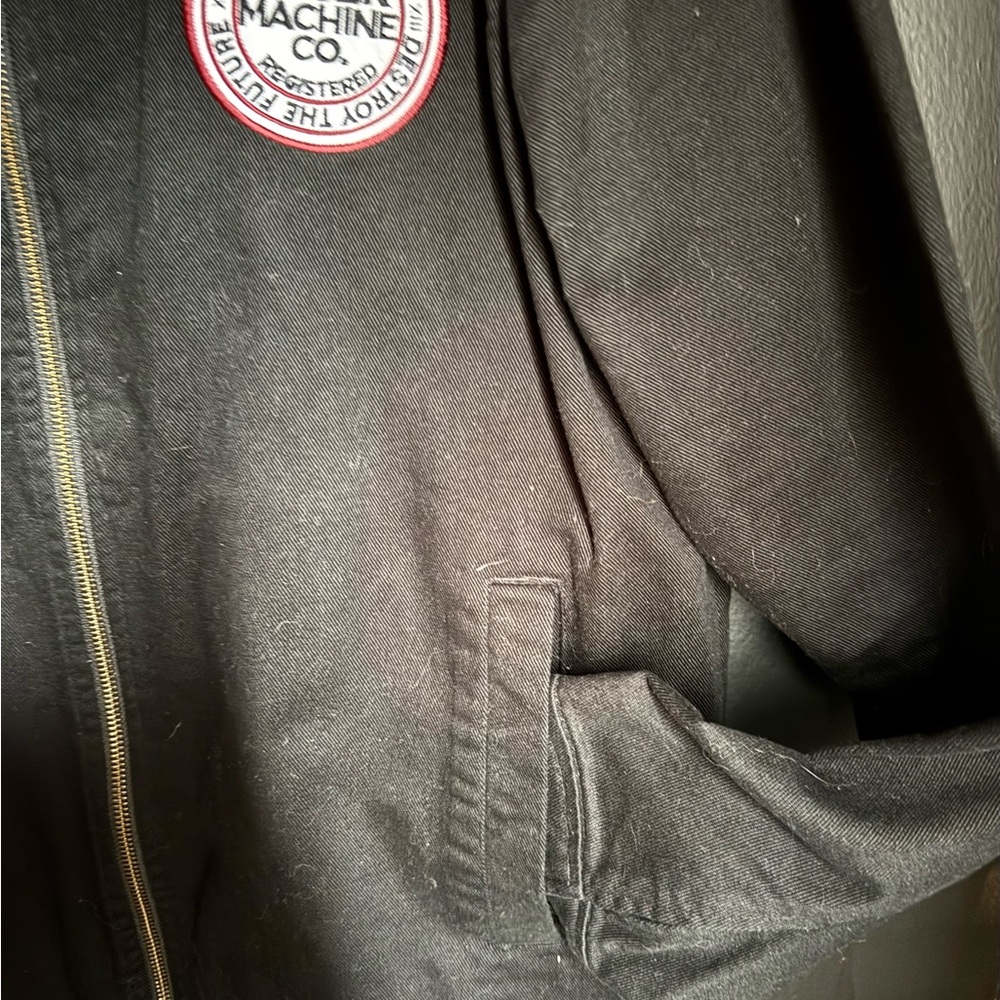 Loser Machine Men's Black Lightweight Utility Work Jacket - Picture 8 of 8